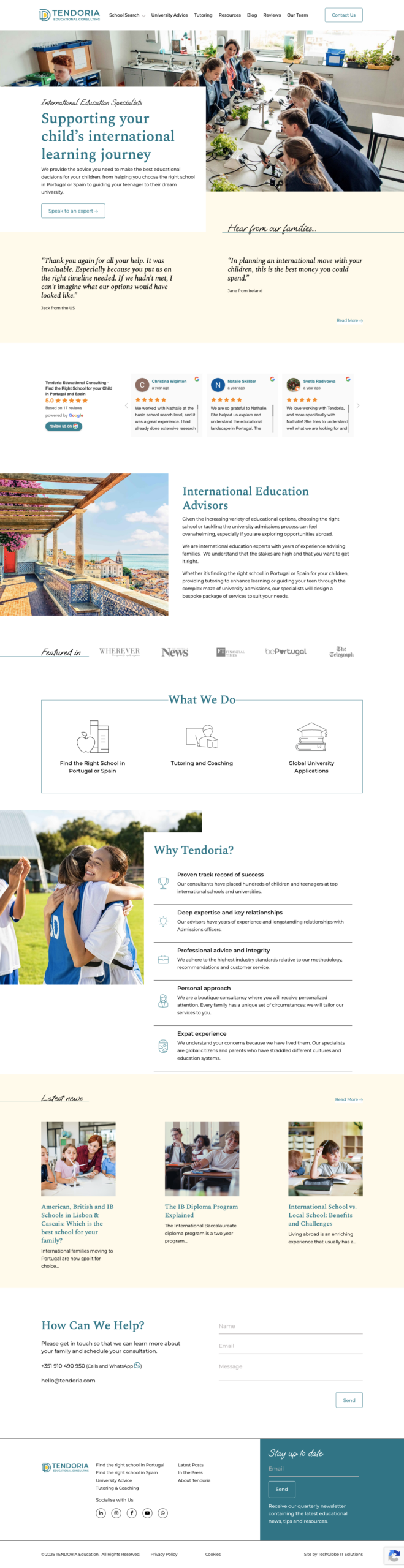 Tendoria Education